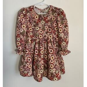 Btween Floral Long sleeve Knit dress size 4
